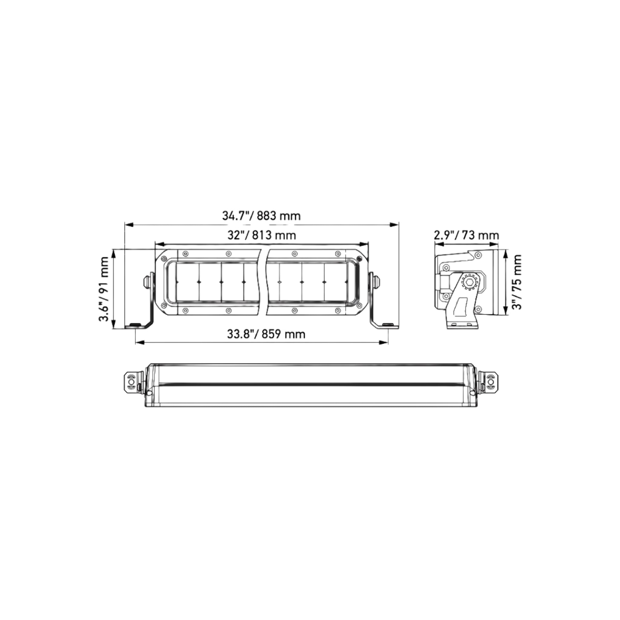 BLACK MAGIC TOUGH Barra 30'' - Double