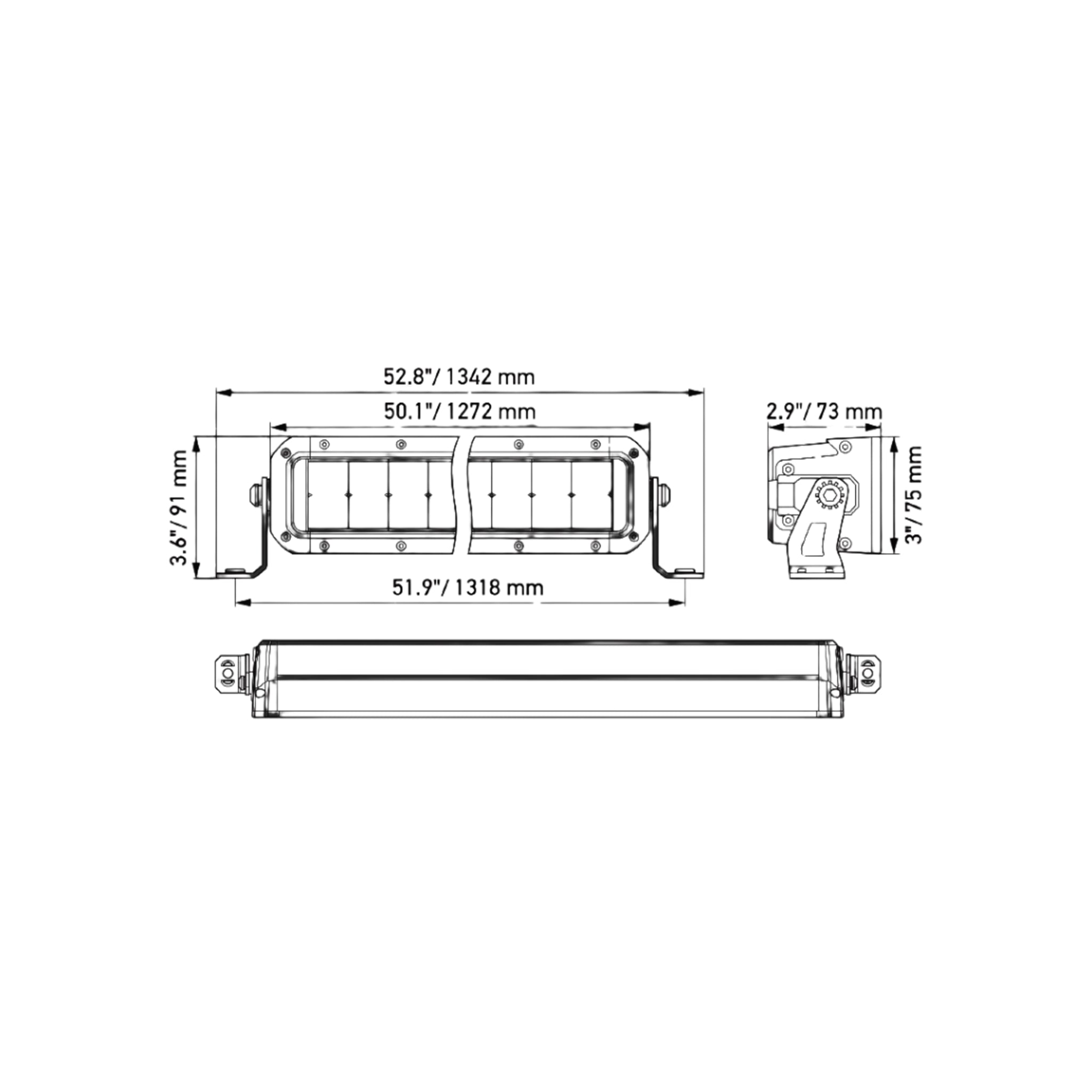 BLACK MAGIC TOUGH Barra 40'' - Double