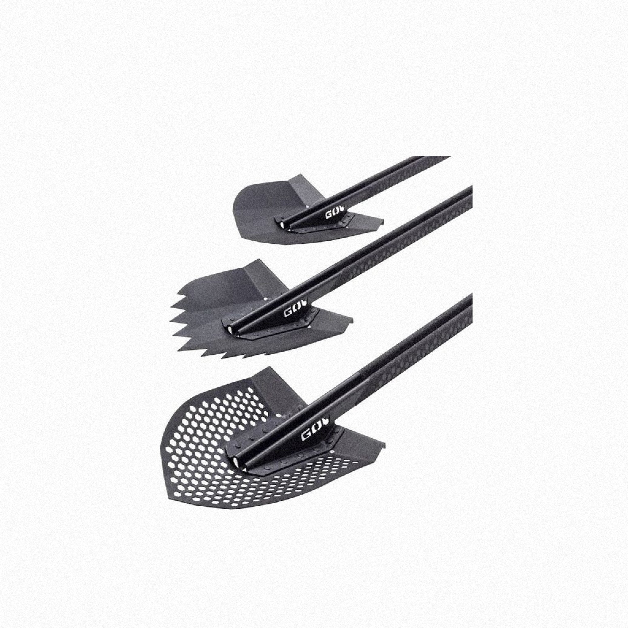 Set De 3 Palas De Sobrevivencia + Soporte Gorhino