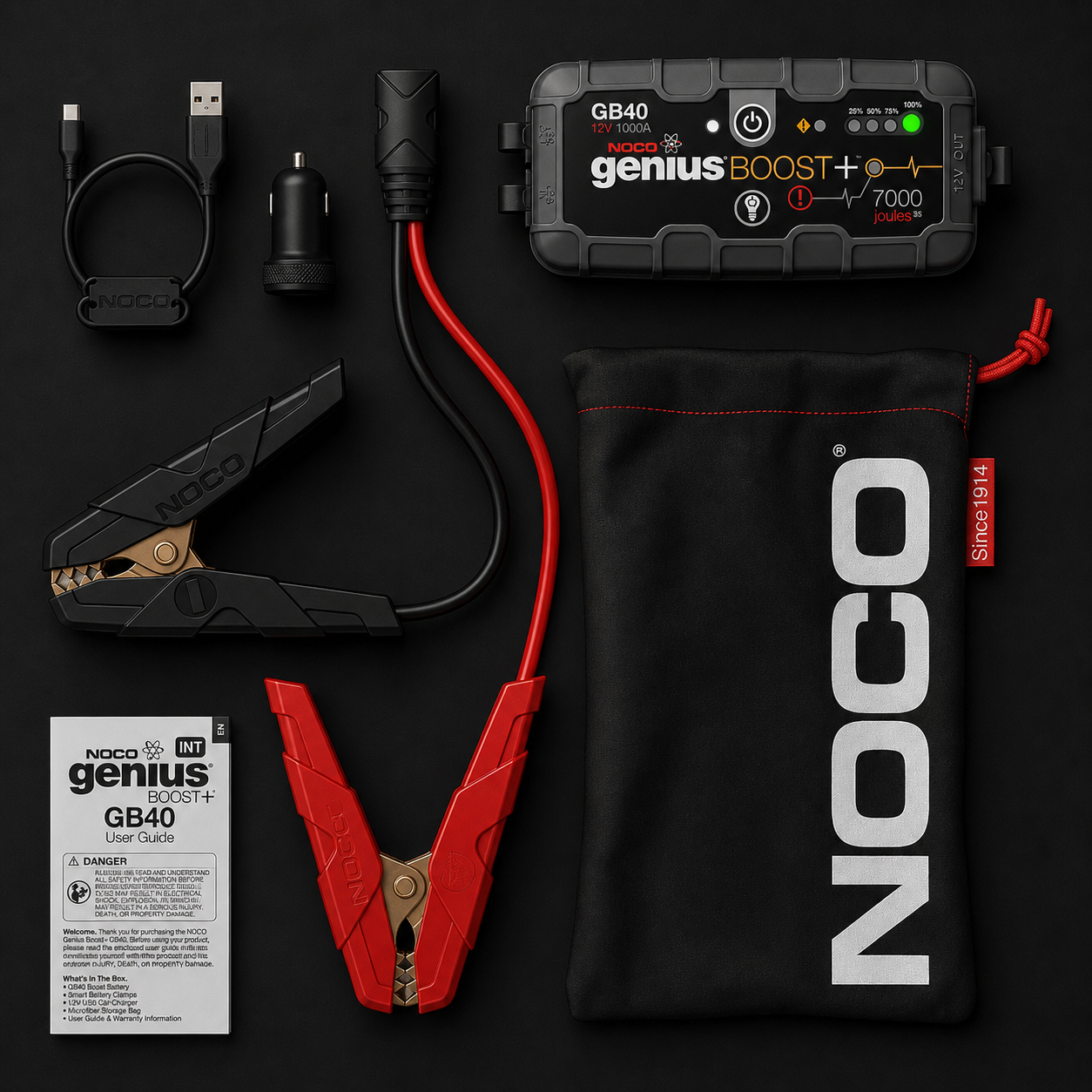 Partidor De Batería Noco Gb40 1000A