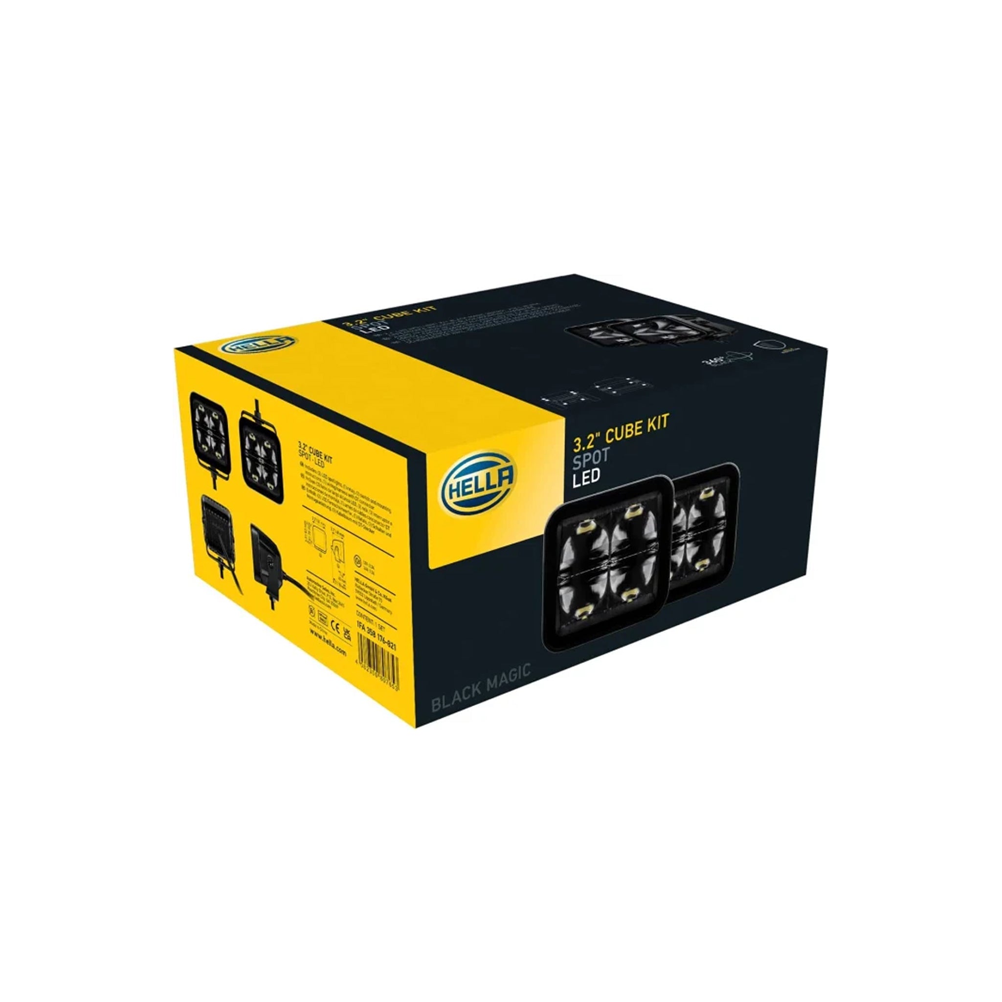 Kit BLACK MAGIC Cubo 3.2'' LED - Spot