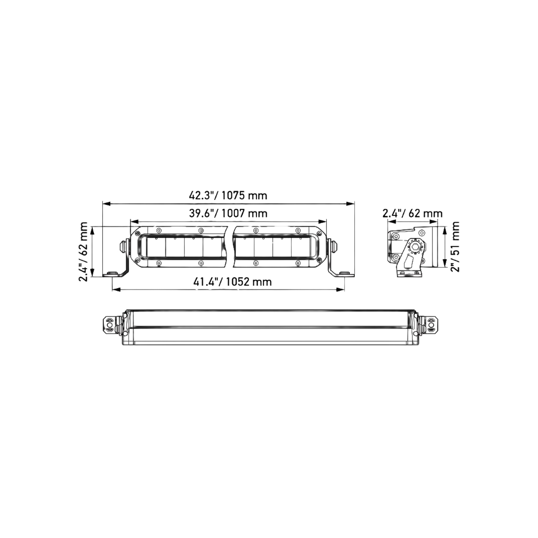 BLACK MAGIC TOUGH Barra 40'' - Slim