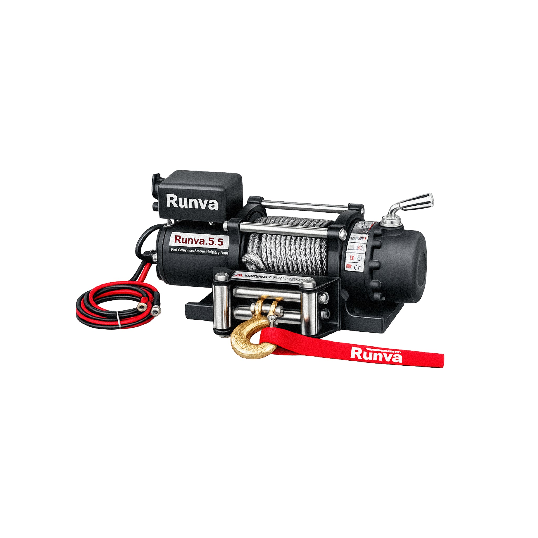 Winche Eléctrico RUNVA 5.500 Libras 12V para ATV, UTV y Off-Road