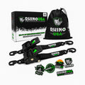 Pack X2 Correas De Amarre Heavy Duty 5 cm x 305 cm Con Ratchet Rhino USA