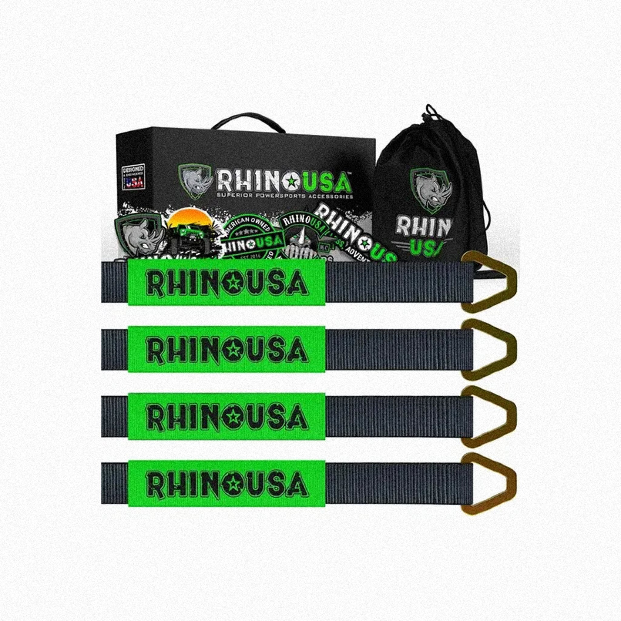 Pack X4 Extensores Heavy Duty Para Correas De Amarre 5 cm x 97 cm Rhino USA