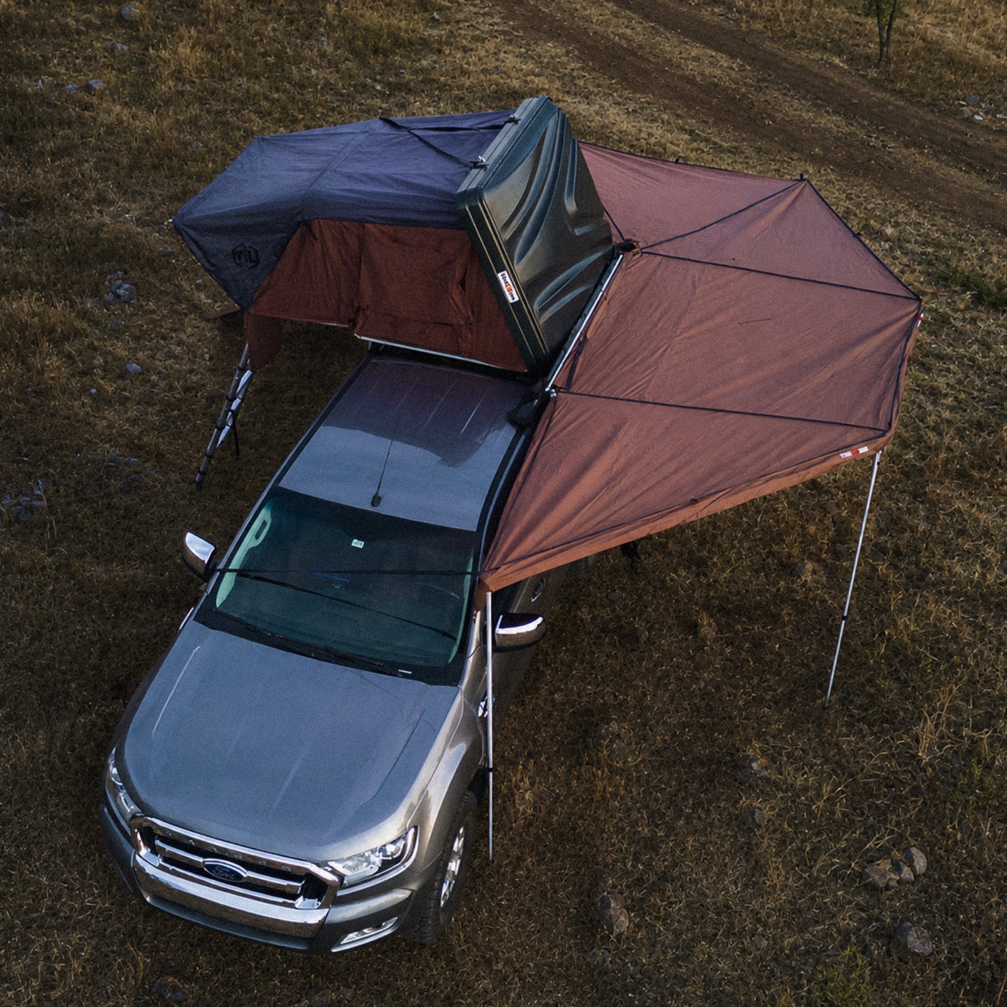 Toldo para auto Articulado 6 brazos 270º