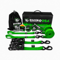 Pack 2 Correas De Amarre Heavy Duty 4Cm X 244Cm Con Ratchet Rhino USA