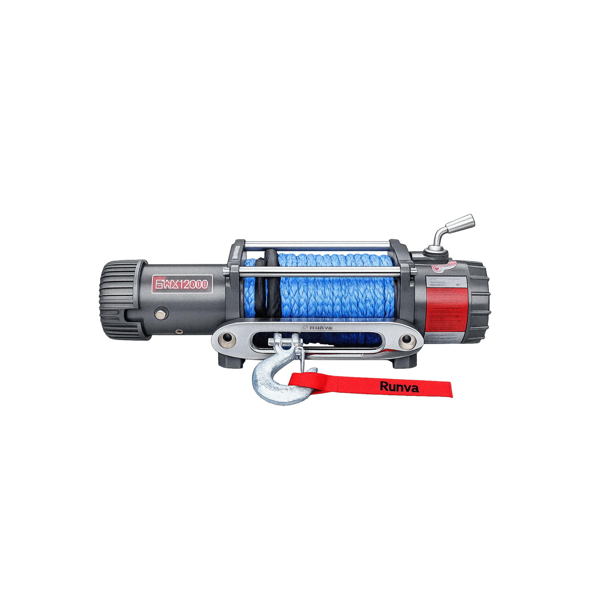 Winche Eléctrico RUNVA 12.000 Libras 12V Sintético IP67